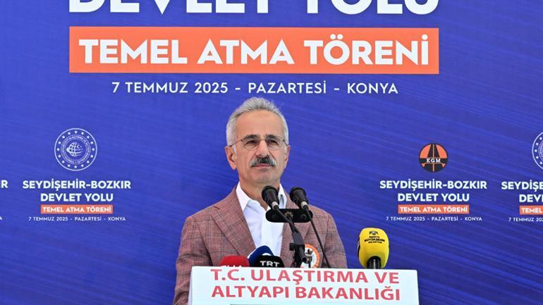 Seydişehir-Bozkır Yolunun temeli atıldı