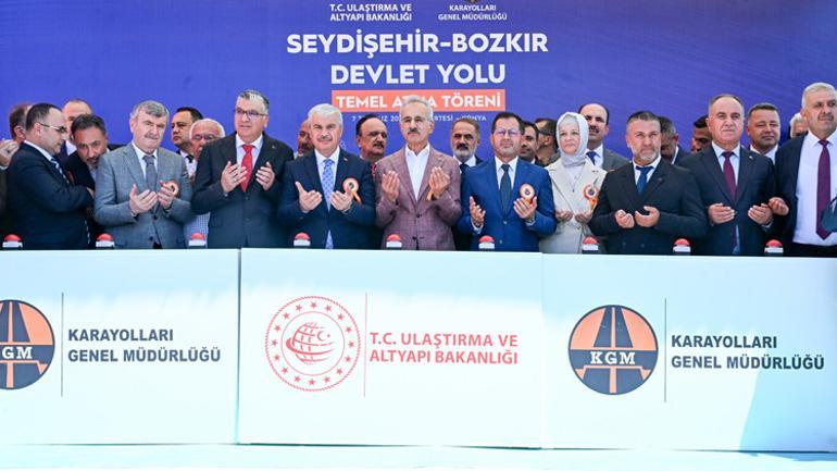 Seydişehir-Bozkır Yolunun temeli atıldı