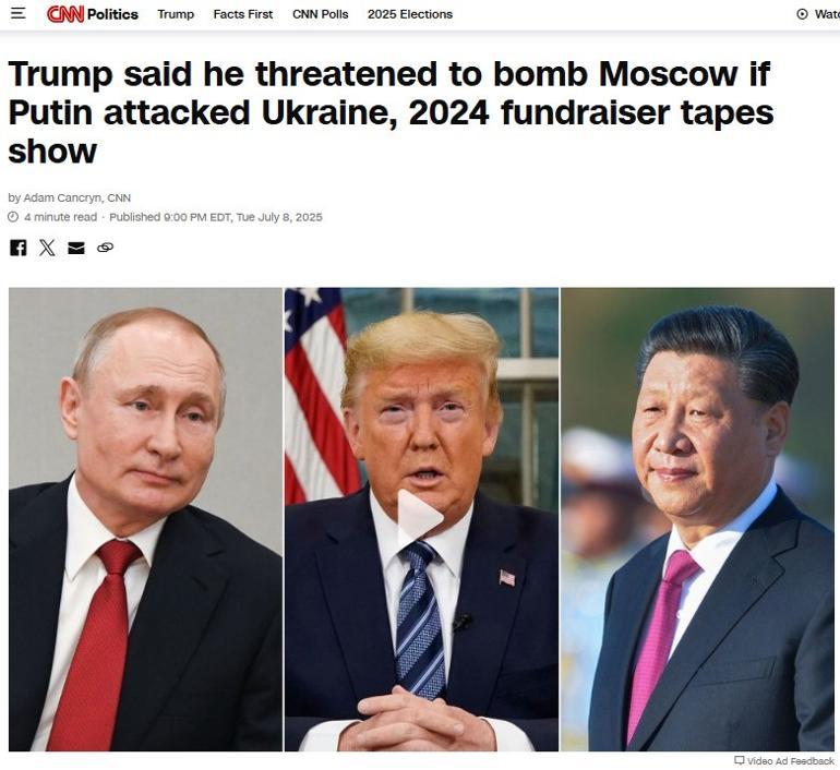 Ses kaydı ortaya çıktı Trump Putini tehdit etmiş: Moskovayı bombalarım