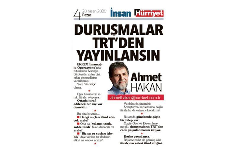 Ben ta nisanda demiştim