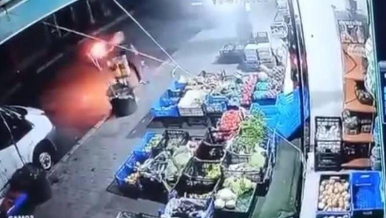 İstanbul’da markete molotoflu saldırı