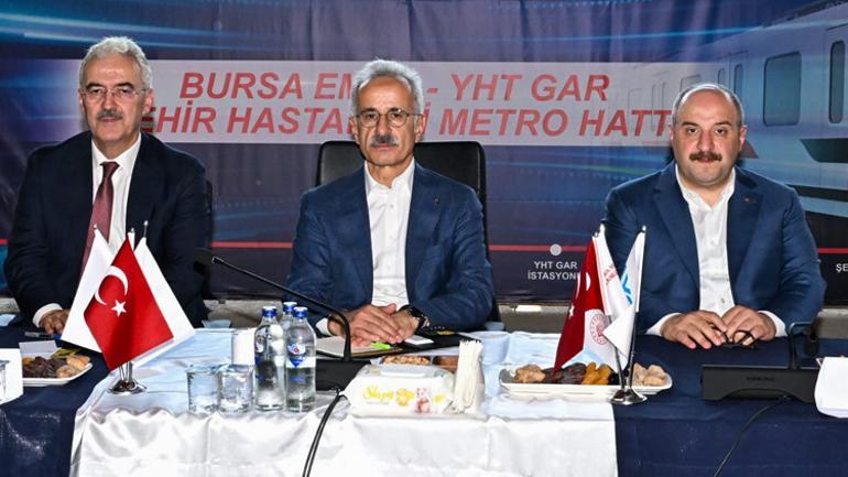 Bakan Uraloğlundan Bursaya hızlı tren müjdesi