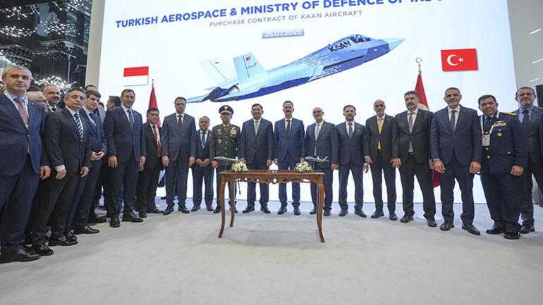 Son dakika... KAAN için tarihi gün İmzalar IDEFte atıldı