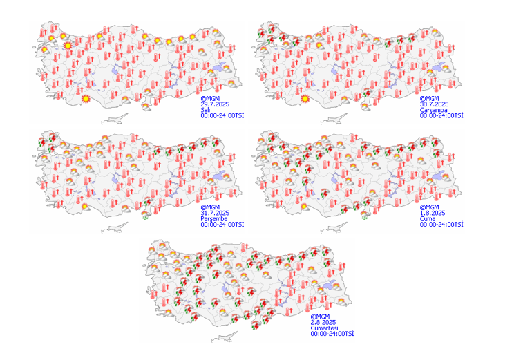 Son dakika hava durumu tahminleri il il 29 Temmuz 2025 | Bugünkü hava durumu nasıl olacak, İstanbula yağmur yağacak mı Meteorolojiden sağanak yağış açıklaması: 2 gün etkili olacak