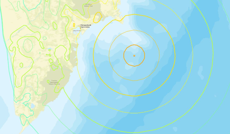 Breaking news... 8.8 magnitude earthquake in Russia. Tsunami warning issued for Russia, Japan and the US.