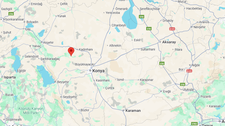 Son dakika...Konyada 4.3 büyüklüğünde deprem