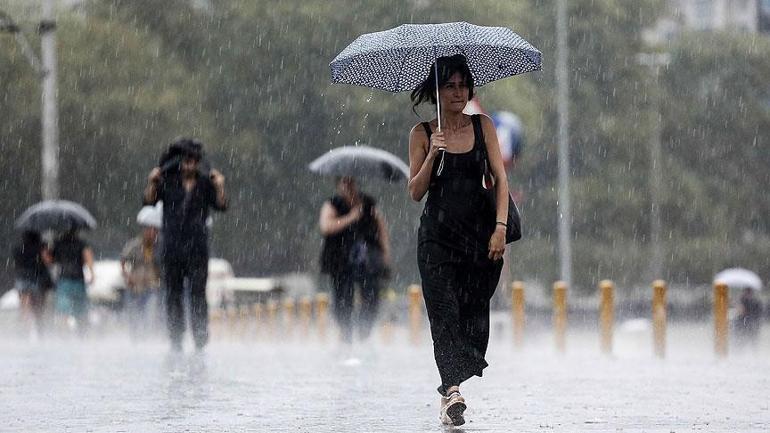 Kuvvetli yağış geliyor Meteoroloji bölge bölge uyardı | İşte sağanak beklenen iller