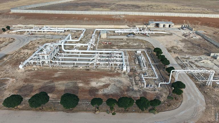 Türkiye-Suriye doğalgaz hattı hizmete girdi