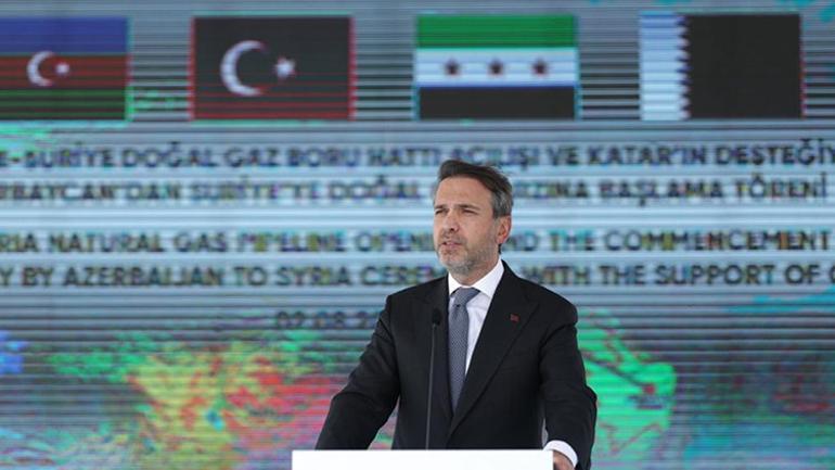 Türkiye-Suriye doğalgaz hattı hizmete girdi