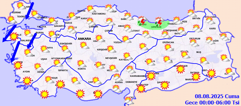 HAVA DURUMU 8 AĞUSTOS CUMA - BUGÜN: Şemsiyesiz çıkmayın Hava bugün nasıl olacak, İstanbula yağmur yağacak mı Meteorolojiden son dakika uyarısı... Sıcaklıklar yeniden artıyor