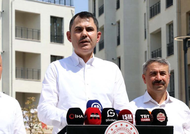 Bakan Kurum: 300 bininci konutu eylülde teslim edeceğiz