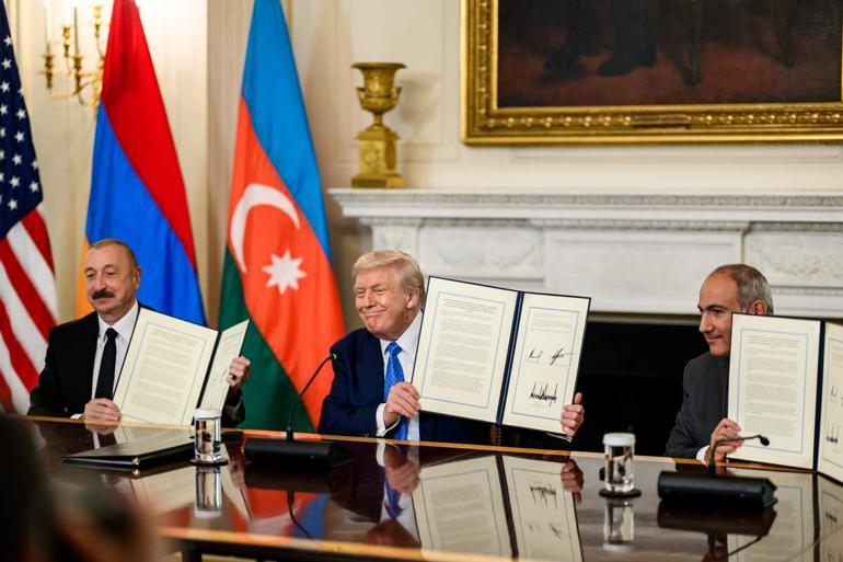 Beyaz Sarayda Trump, Aliyev, Paşinyan zirvesi | Trump: 35 yıllık savaş bitti