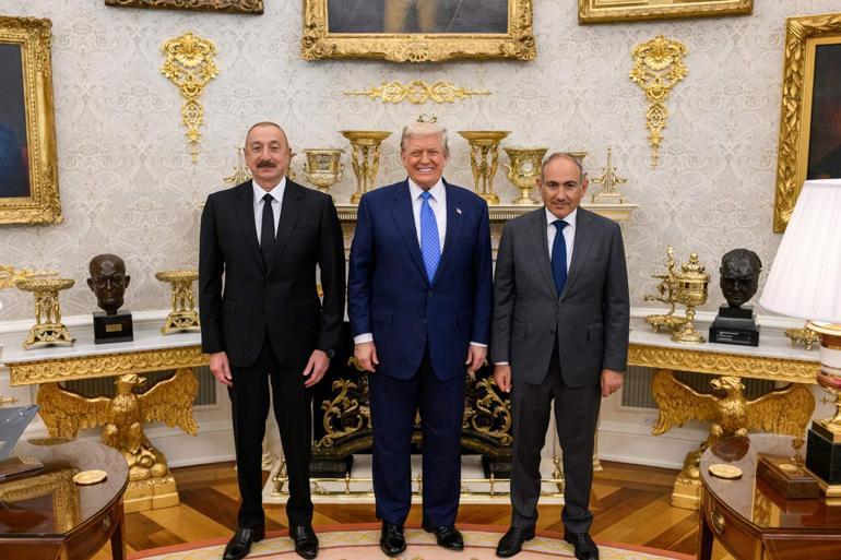 Beyaz Sarayda Trump, Aliyev, Paşinyan zirvesi | Trump: 35 yıllık savaş bitti