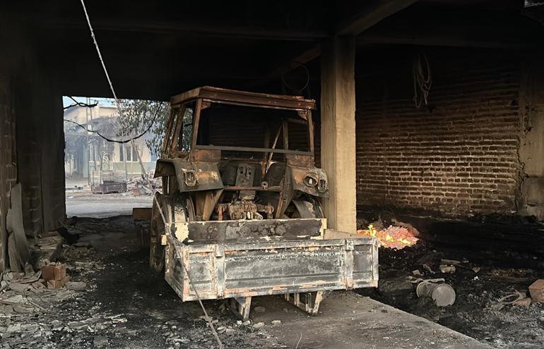 Orman Yangı Ikinini Hüründe: Çanakkalede Yanan Efler Havadan Görüt