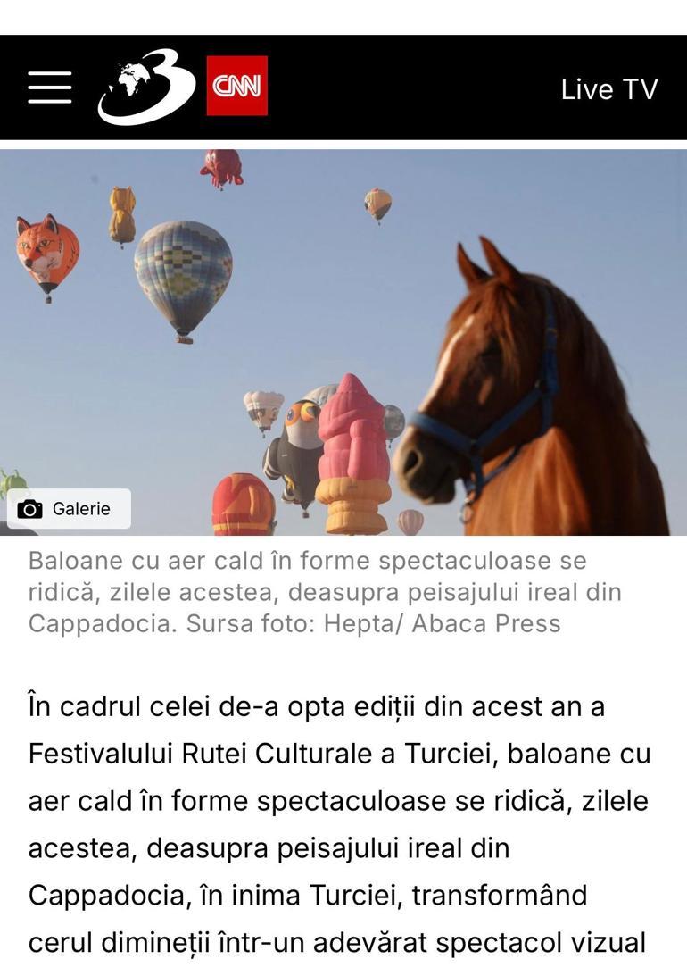 Kapadokya bir kez daha dünya basınında