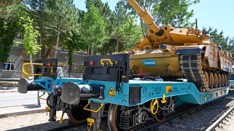 Altay tankını yerli vagon taşıyacak