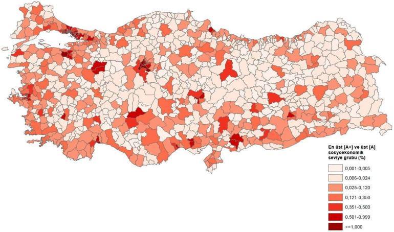 Türkiyenin en zengin ve en yoksul il ve ilçeleri belli oldu