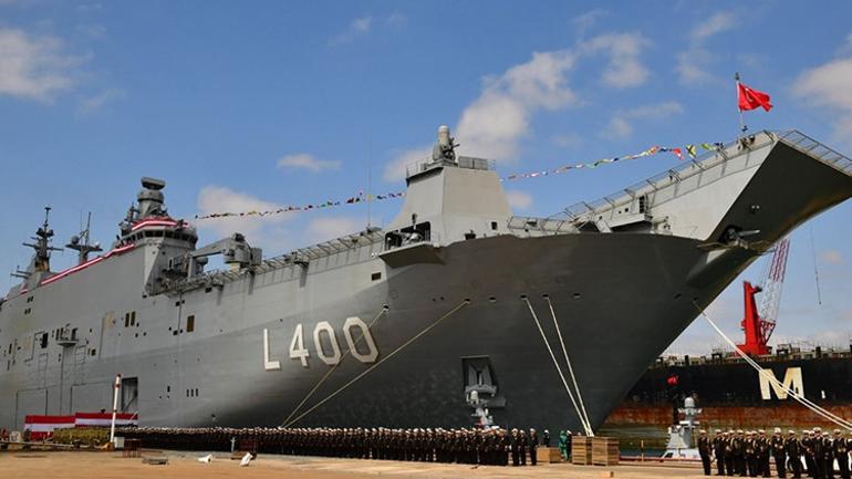 İşte dünyanın ilk SİHA gemisi TCG Anadolu... Türk Ordusu dünyanın her yerine müdahale edebilir