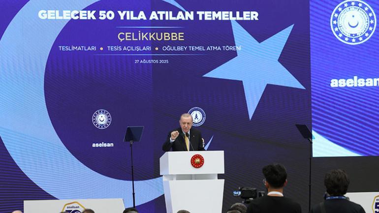 Cumhurbaşkanı Erdoğandan Çelik Kubbe müjdesi