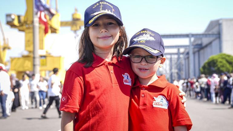 TEKNOFEST Mavi Vatana büyük ilgi TCG Anadoluya akın ettiler