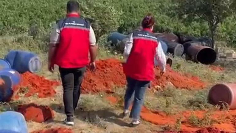 Sahte salçaya baskın: 36 ton ürüne el konuldu