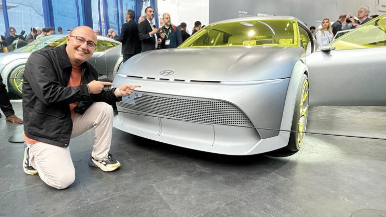 İzmit’e ‘uzaylı’ geliyor... Hyundai, Türkiye’de üreteceği elektrikli otomobilin örtüsünü kaldırdı