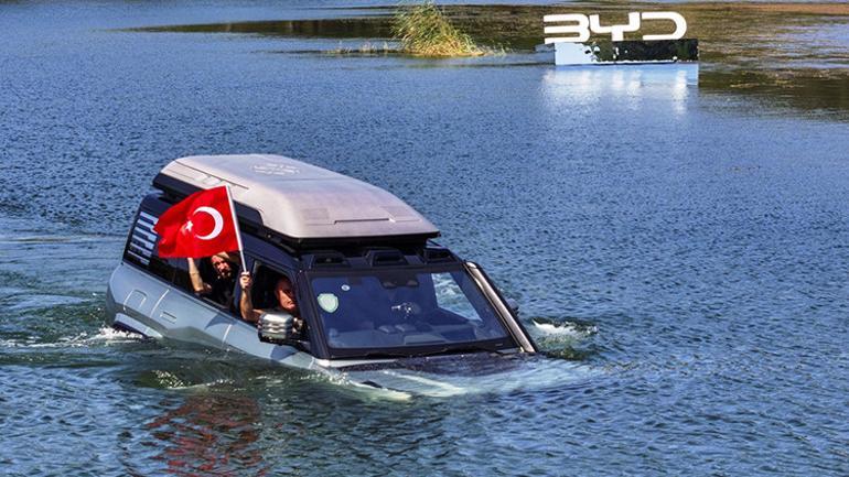 BYDnin yeni aracı sudan çıktı Avrupada ilk kez Türkiyede...