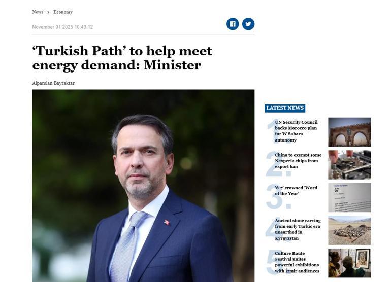 Bakan Bayraktar duyurdu: Enerjinin yeni adı Türk yolu
