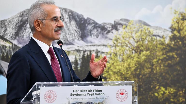 Bakan Uraloğlu: Her YHT bileti bir fidan olacak