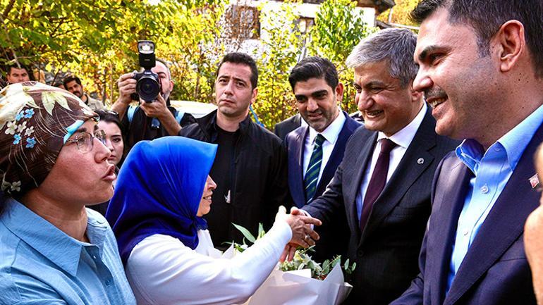 Ben burada otururum, ateşi geçirmem demişti Bakan Kurum ile temel attı