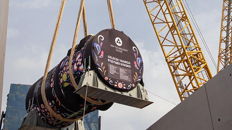 Akkuyu 4. ünite reaktör kabı teslim edildi