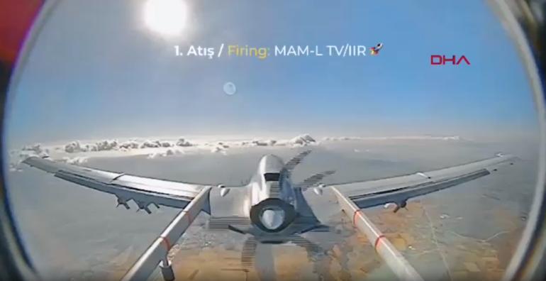 Yerli ikiliden gövde gösterisi İlk atış tam isabet