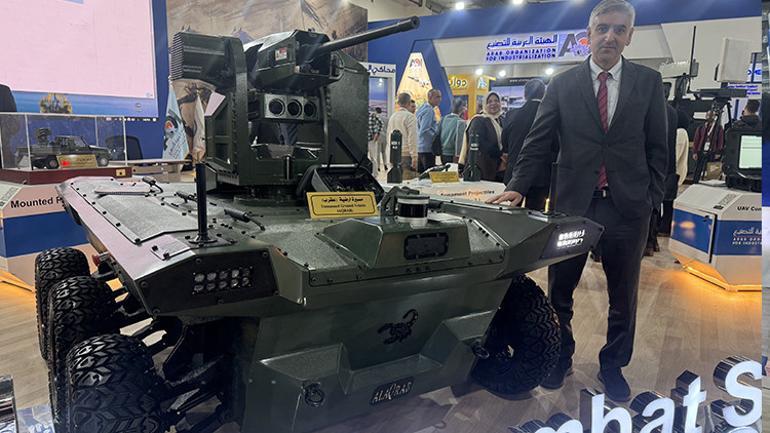 Türk savunma sanayisinden Mısır ile iş birliği AKREP ve HAMZA-1 görücüye çıktı