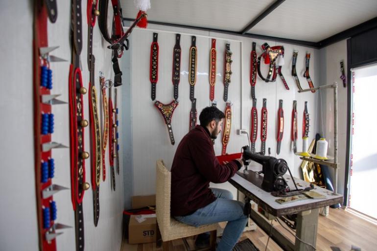 Deprem her şeyi yıktı, onu yıkamadı Konteynerden dünya pazarına