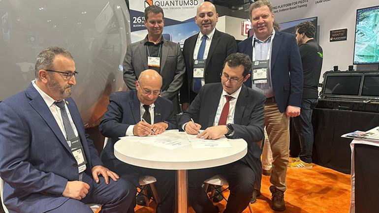 Döner kanat hava aracı simülatörleri için stratejik ortaklık