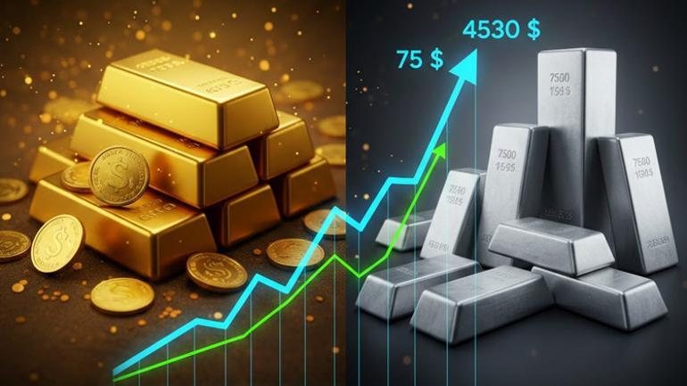 Altın ve gümüşte tarihi zirve Piyasanın ateşi yükseldi, ralli hızlandı