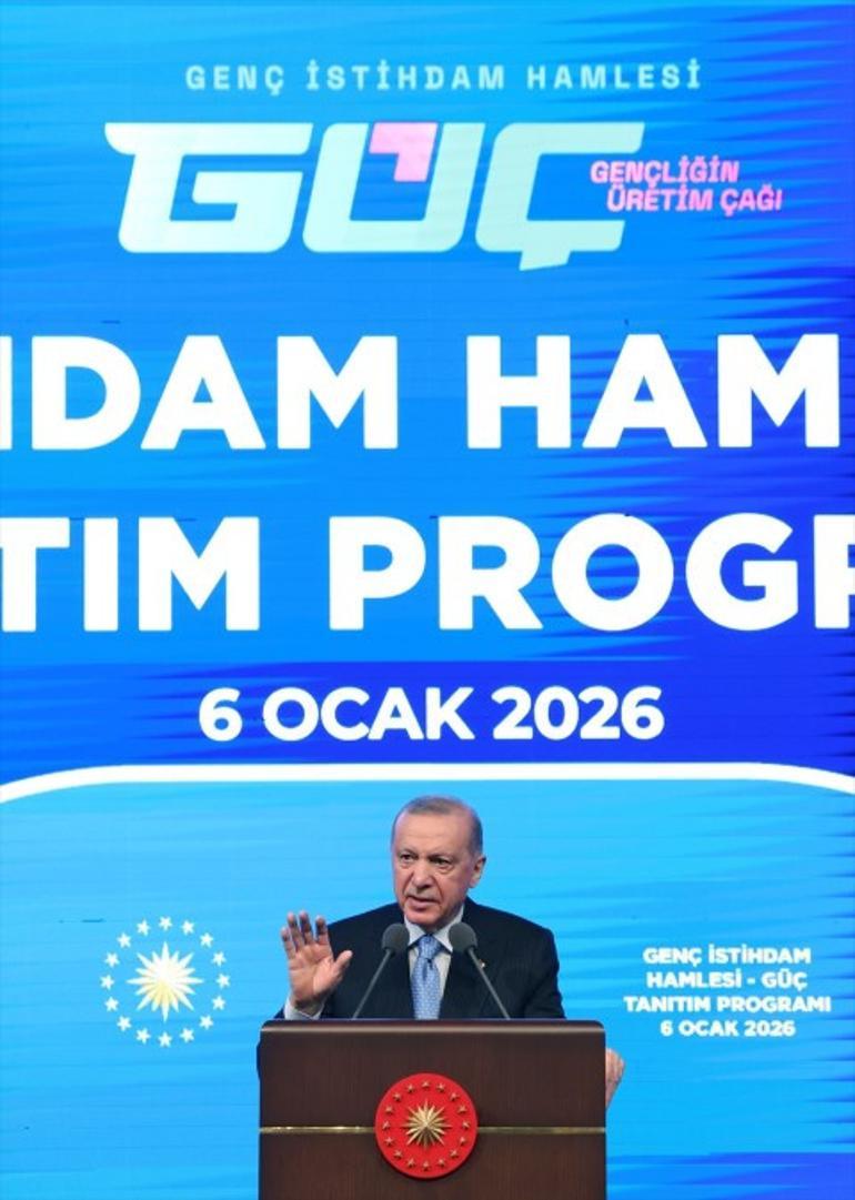 Cumhurbaşkanı Erdoğandan gençlere peş peşe müjdeler: 1375 TL harçlık, ilk 6 ay maaş devletten