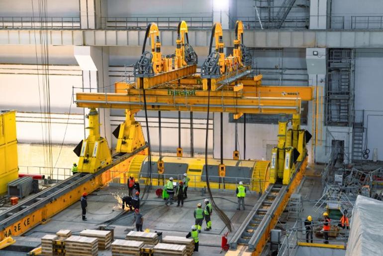 Akkuyu NGS’de stator tamam