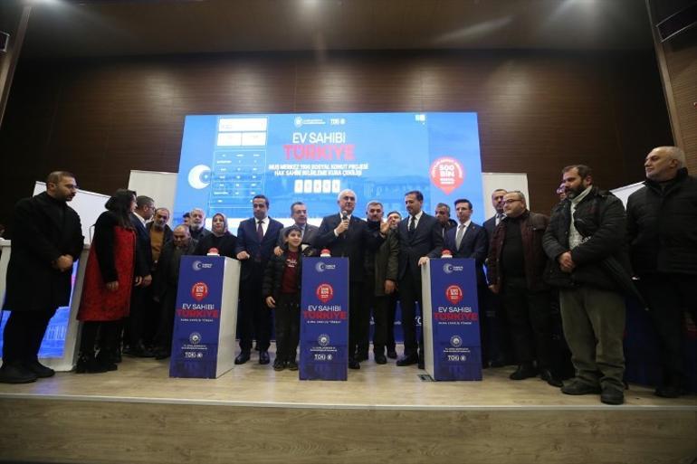 Yüzyılın Konut Projesinde kura heyecanı