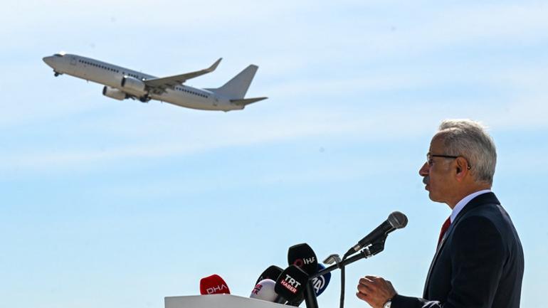 Şubatta havayoluyla seyahat edenlerin sayısı 45 ilin nüfusunu aştı