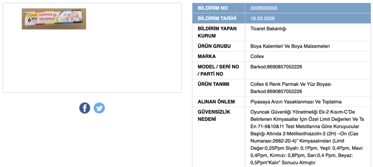 Limitleri altüst etti, satışı yasaklandı Bakanlık duyurdu