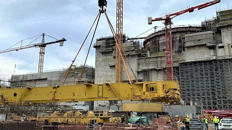Akkuyu NGSde önemli adım 282 tonluk dev operasyon