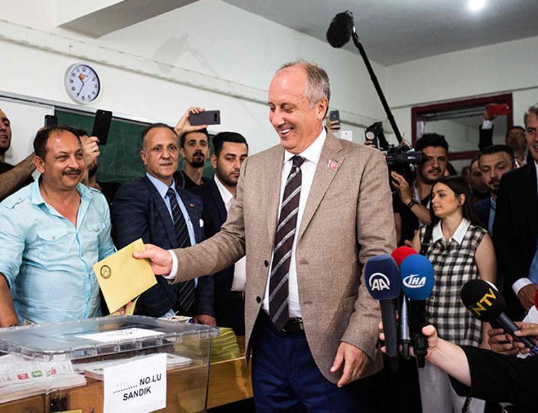 Political leaders cast votes in Turkey’s landmark twin elections