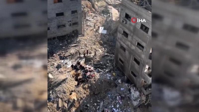 İsrail, Gazze'de Nuseyrat Mülteci Kampı’na saldırdı