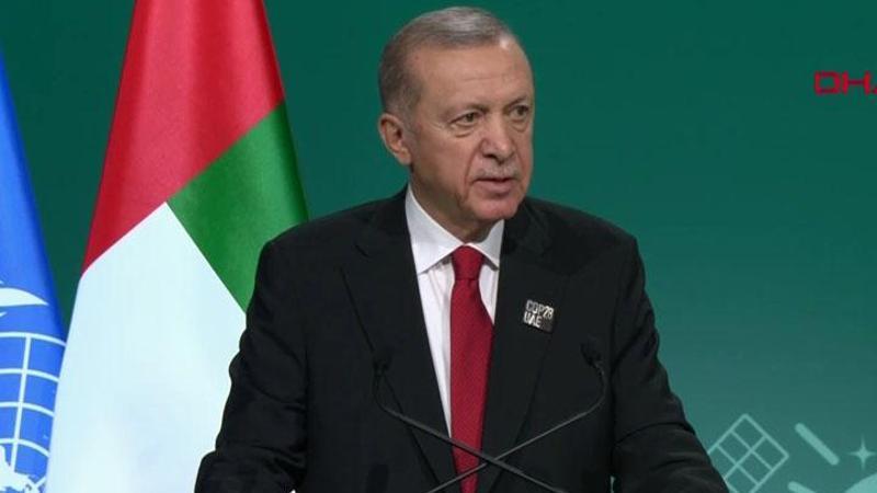 Dubai'de Dünya İklim Eylemi Zirvesi... Cumhurbaşkanı Erdoğan: Gazze'de yaşananlar insanlık suçu