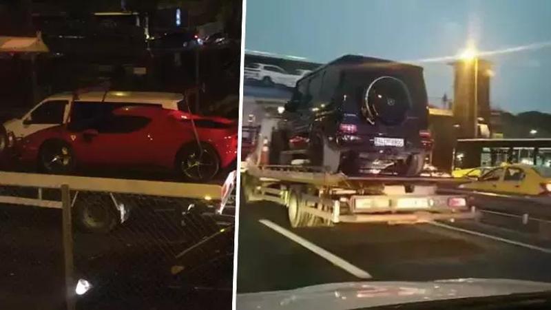 Dilan-Engin Polat çiftinin lüks araçları TMSF otoparkında