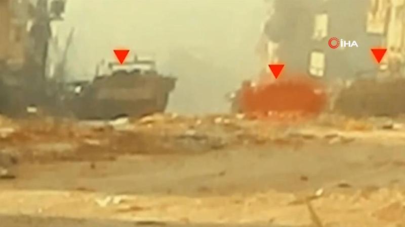 Kassam Tugayları, İsrail güçlerine ait çok sayıda zırhlı aracı imha etti