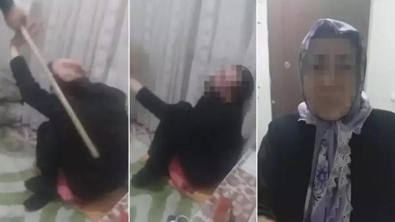 Annesini darp eden kişiyi, komşuları dövdü