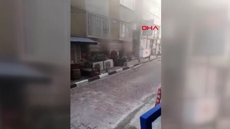 Beşiktaş'ta iş yerinde yangın!