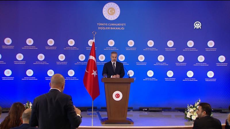 Dışişleri Bakanı Hakan Fidan, basın mensuplarının sorularını yanıtladı